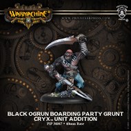 black ogrun boarding party grunt cryx unit addition